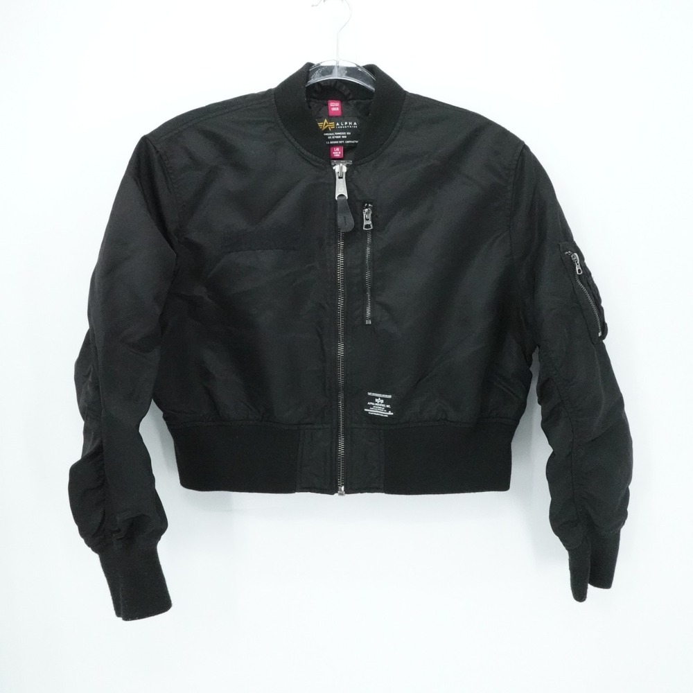 Alpha Industries Black Bomber Jacket